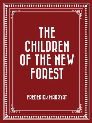 cover image of The Children of the New Forest